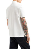 AX ARMANI U Polo con piccolo logo sul cuore bianco