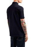 AX ARMANI U Polo basic con logo A | X BLU SCURO