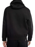AX ARMANI U Felpa zip e cappuccio con logo A | X nero