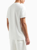 AX ARMANI U T-shirt con logo piccolo bianco
