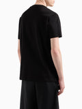 AX ARMANI U T-shirt con logo piccolo nero