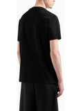 AX ARMANI U T-shirt con logo piccolo nero