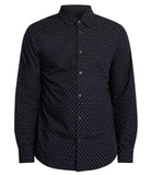 AX ARMANI U Camicia regular fit con loghi NAVY
