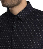 AX ARMANI U Camicia regular fit con loghi NAVY