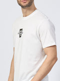 AX ARMANI U T-shirt regular fit con piccolo logo centrale bianco
