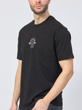 AX ARMANI U T-shirt regular fit con piccolo logo centrale nero