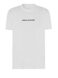 AX ARMANI U T-shirt regular fit con stampa logo bianco