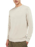 BARBOUR U Maglioncino girocollo in pima cotton panna