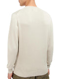 BARBOUR U Maglioncino girocollo in pima cotton panna