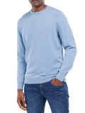 BARBOUR U Pullover girocollo pima cotton celeste