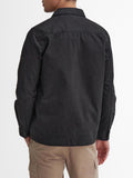BARBOUR U Camicia overshirt Arlo in cotone nero