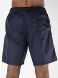 BLAUER U Shorts mare costume a pantaloncino logo blu
