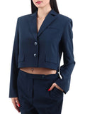 CHORAL CCDRLL Giacca spencer corta blu