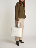 CK ACC.D PRE Shopping bag sculpted slim tote34 monogram panna