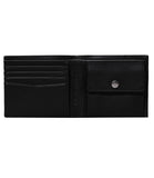CK ACC.U PRE Portafoglio monogram soft bifold con tasca portamonete nero
