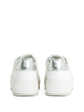 CK D CALZATURE Sneakers bold flatform low lace B.CO/ARGENTO