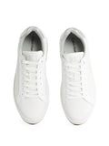 CK D CALZATURE Sneakers bold flatform low lace B.CO/ARGENTO