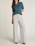 CK D PRE Pantaloni in soft twill slim leg GRIGIOVERDE