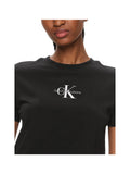 CK J D COL T-shirt monologo baby nero