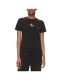 CK J D COL T-shirt monologo baby nero