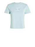 CK J D COL T-shirt baby monologo blu