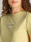 CK J D COL T-shirt baby monologo lime