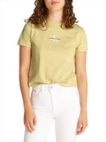 CK J D COL T-shirt baby monologo lime