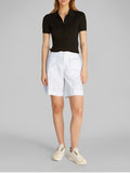 CK J D COL Shorts in misto lino soft bianco
