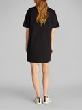CK J D COL Abito a maglia logo placed inst nero