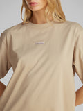 CK J D COL Abito a maglia logo placed inst bianco