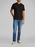 CK J U COL T-shirt woven label regular nero