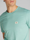 CK J U COL T-shirt woven label regular MENTA