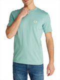 CK J U COL T-shirt woven label regular MENTA
