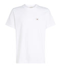 CK J U COL T-shirt woven label regular bianco