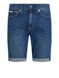 CK J U COL Bermuda shorts di jeans slim DENIM SCURO