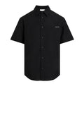 CK J U COL Camicia linen cotton nero