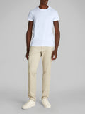 CK J U COL T-shirt stretch slim fit bianco