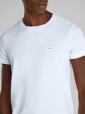 CK J U COL T-shirt stretch slim fit bianco