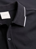 CK J U COL Polo liquid touch con profili contrasto nero