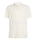 CK J U COL Polo in misto lino cotone cuban TOFU