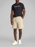 CK J U COL T-shirt double logo nero