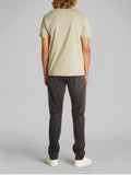 CK J U COL T-shirt double logo kaki