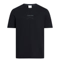 CK J U COL T-shirt raised editorial logo nero