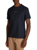 CK J U COL T-shirt raised editorial logo nero