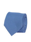 CK J U COL Cravatta tonal structure in seta azzurro