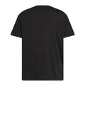 CK J U COL T-shirt smooth in cotone nero