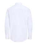 CK J U COL Camicia basic solid in cotone stretch slim fit bianco