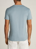CK J U PRE T-shirt minimal logo celeste