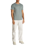 CK J U PRE T-shirt minimal logo celeste