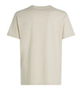 CK J U PRE T-shirt minimal logo sabbia